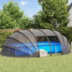 vidaXL Zwembad Tent Koepel Doorzichtig 538 x 440 x 204 cm
