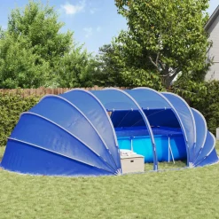 vidaXL Zwembad Tent Koepel Groen 538 x 440 x 204 cm