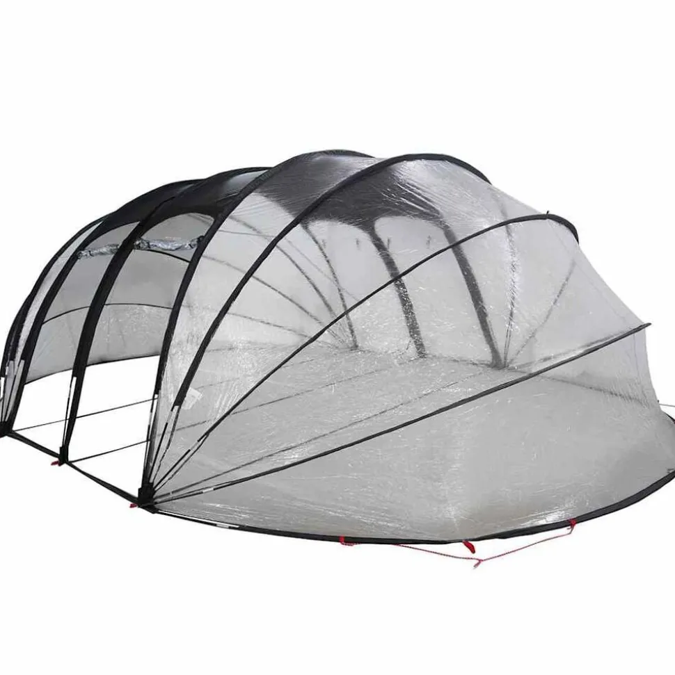 vidaXL Zwembad Tent Koepel Doorzichtig 538 x 440 x 204 cm PVC