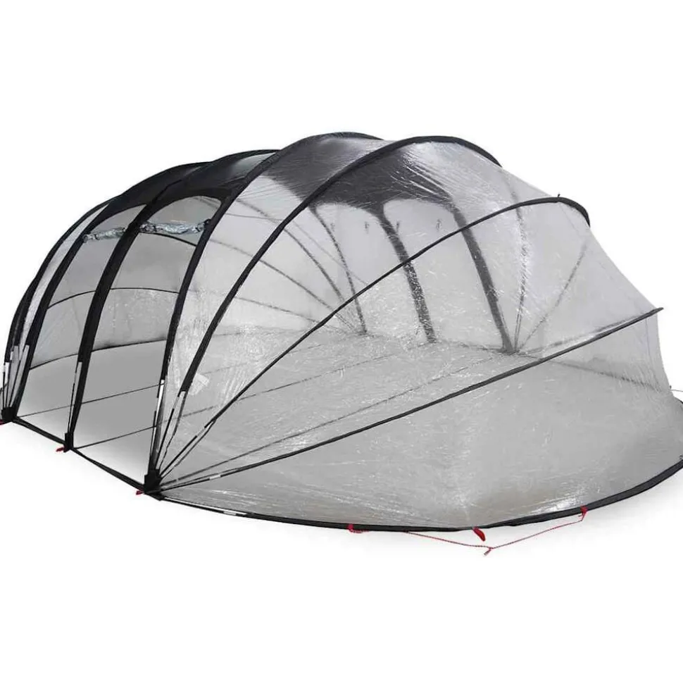 vidaXL Zwembad Tent Koepel Doorzichtig 538 x 440 x 204 cm PVC