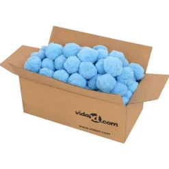 vidaXL Zwembadfilterbal antibacterieel 700 g polyetheen blauw