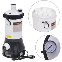 vidaXL Zwembadfilterpomp voor zwembaden 185 W 4,4 m³/u