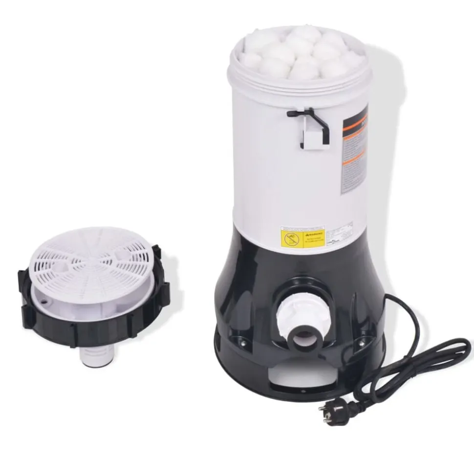vidaXL Zwembadfilterpomp voor zwembaden 185 W 4,4 m³/u