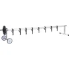 vidaXL Zwembadhoesroller met roestvrijstalen frame