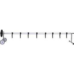 vidaXL Zwembadhoesroller met roestvrijstalen frame