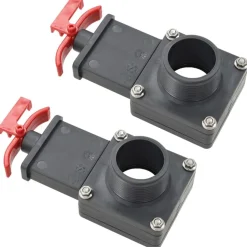 vidaXL Zwembadklep 2 st 1,5"