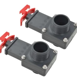 vidaXL Zwembadklep 2 st 1,5"