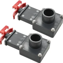 vidaXL Zwembadklep 2 st 1,5"
