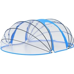 vidaXL Zwembadkoepel ovaal 530x410x210 cm