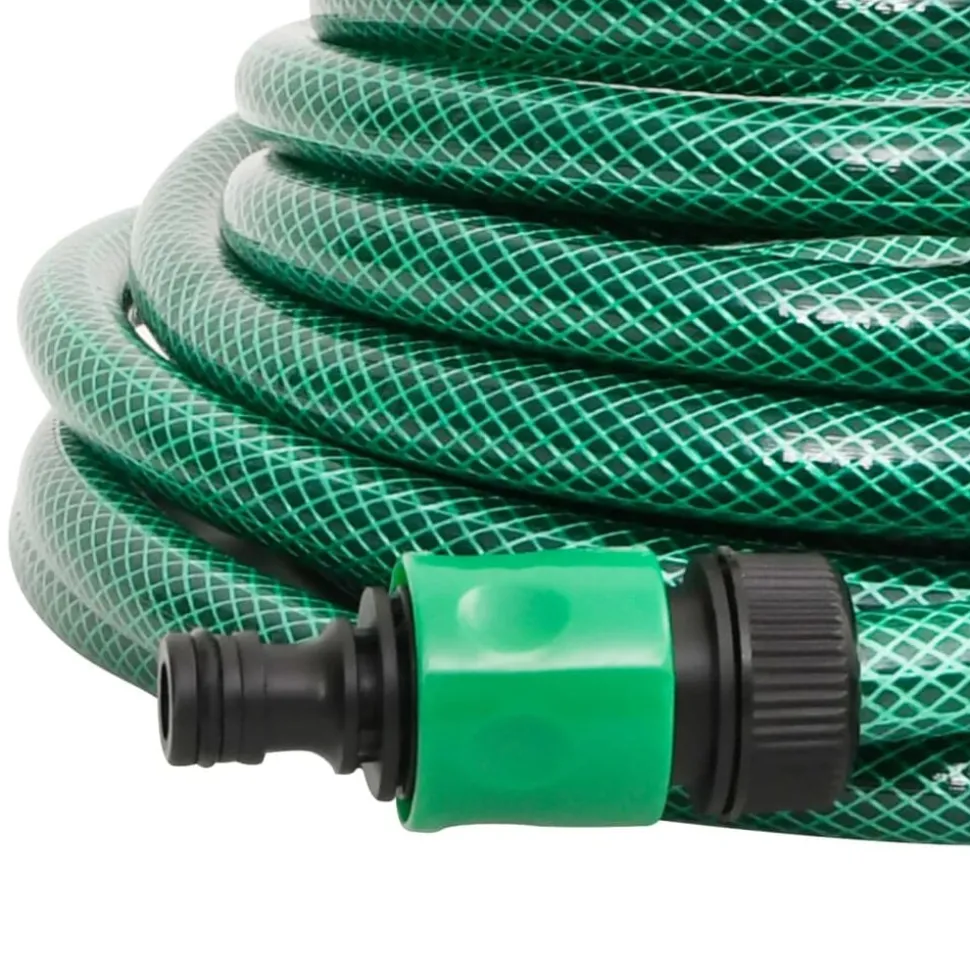 vidaXL Zwembadslang 10 m PVC groen