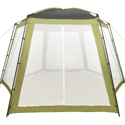 vidaXL Zwembadtent 500x433x250 cm stof groen