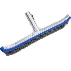 vidaXL Zwembadwandborstel aluminium