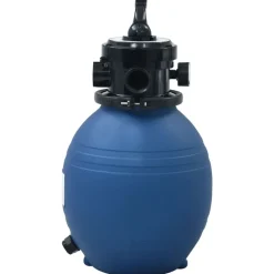 vidaXL Zwembadzandfilter met 4-positie ventiel 300 mm blauw