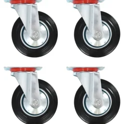 vidaXL Zwenkwielen 4 st 160 mm