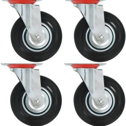 vidaXL Zwenkwielen 4 st 125 mm