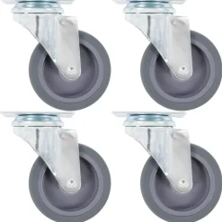 vidaXL Zwenkwielen 4 st 75 mm