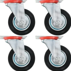 vidaXL Zwenkwielen 4 st 100 mm