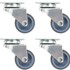 vidaXL Zwenkwielen dubbel 4 st 50 mm