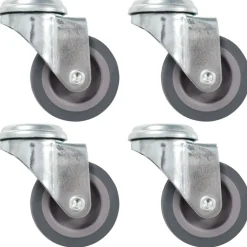 vidaXL Zwenkwielen met boutgaten 4 st 50 mm