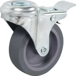 vidaXL Zwenkwielen met boutgaten 4 st 75 mm