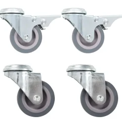 vidaXL Zwenkwielen met boutgaten 4 st 50 mm