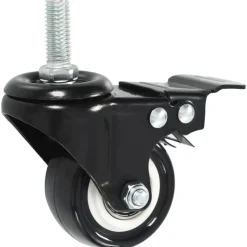 vidaXL Zwenkwielen met remmen 4 st 50 mm