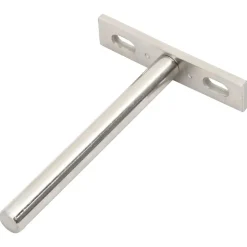 vidaXL Zwevende plankdragers 12st onzichtbaar Ø10x100 mm koolstofstaal