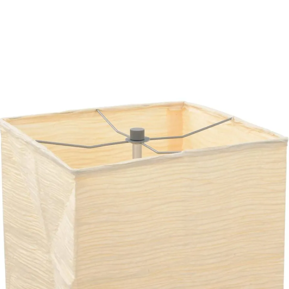 Vloerlamp met papieren lampenkap 135 cm