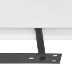Wandplanken MDF zwevend voor boeken/dvd wit 2 st